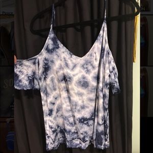 Open shoulder tank top